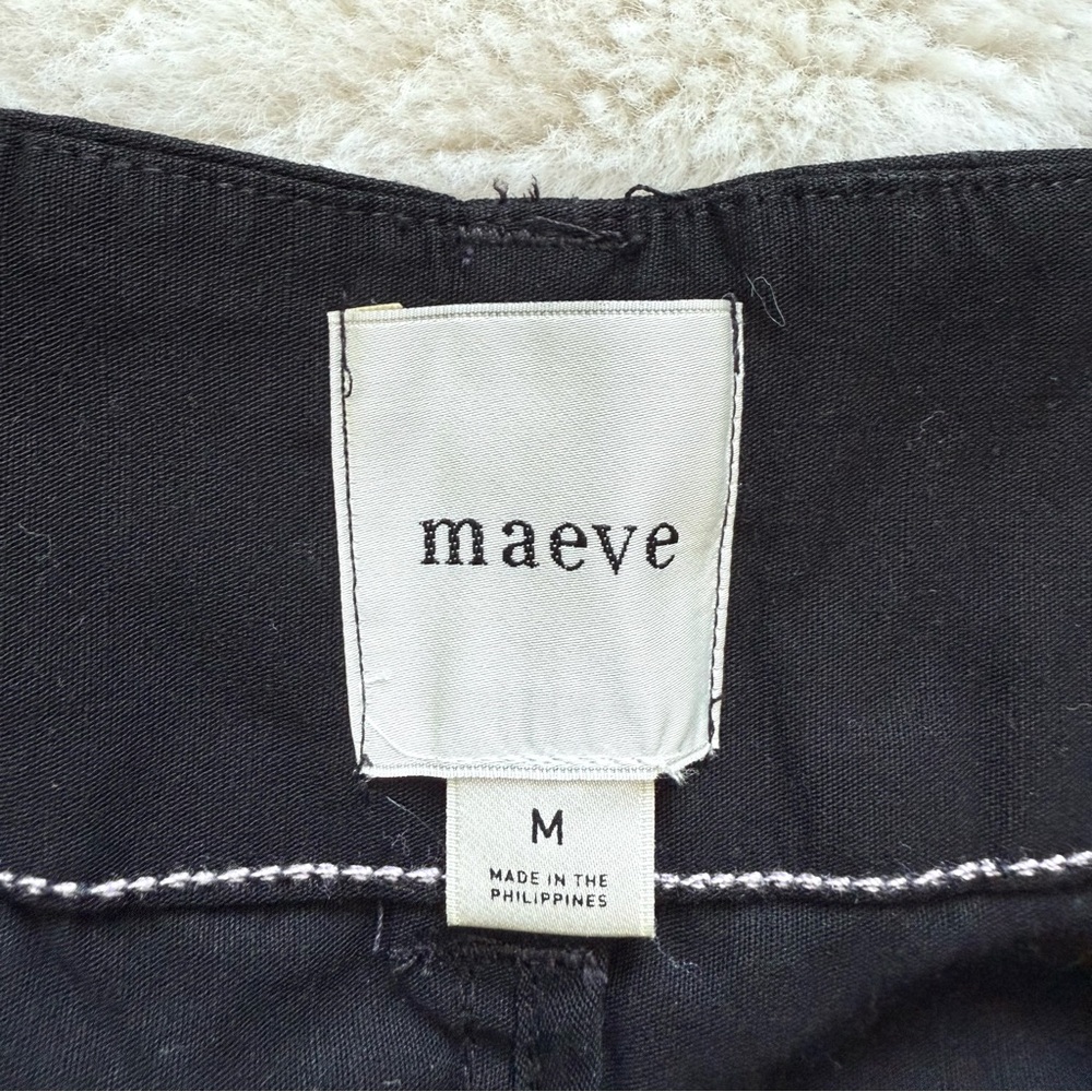 MAEVE women black cotton skirt size M - Picture 4 of 7
